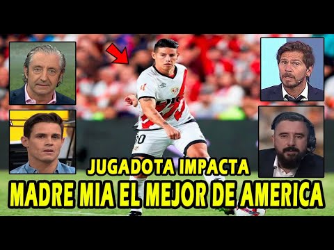 EL MUNDO EN SHOCK¡¡ JAMES RODRIGUEZ EL ULTIMO 10 ORIGINAL DEBUT RAYO VALLECANO