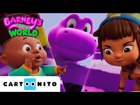 🍇 The Floor Is Grape Jelly: Barney's World - Cartoon For Kids | FULL EPISODE | Cartoonito Asia