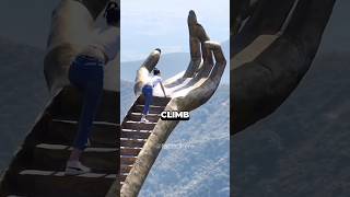 The Scariest Climb You'll Ever See! #shorts