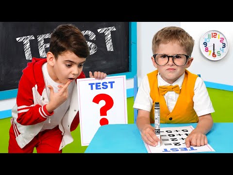 Eva and Friends Exam stories at School for kids