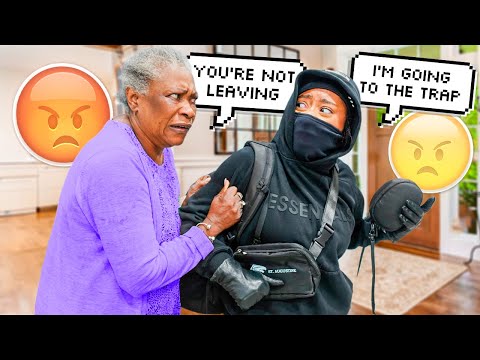 TELLING MY GRANDMA I'M GOING TO THE TRAP TO STEAL CARS AND SELL 🧱