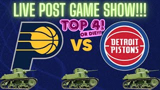 INDIANA PACERS VS DETROIT PISTONS LIVE POST GAME SHOW!!  #YESCERS #NBA #DETROITBASKETBALL