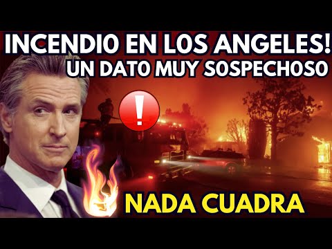 🔴DATO MUY CURIOSO SOBRE los INCENDIOS en CALIFORNIA. NO TE LO PIERDAS🚨