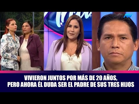 Vivieron juntos por más de 20 años, pero ahora él duda ser el padre de sus tres hijos