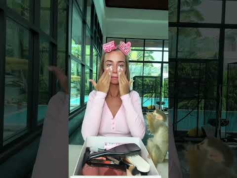So many questions but still satisfying to watch my monkey interrupts my makeup routine