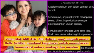 Video Siti Hafizah yang menjadi punca Bella buat memutuskan komunikasi antara anaknya dan mentua.