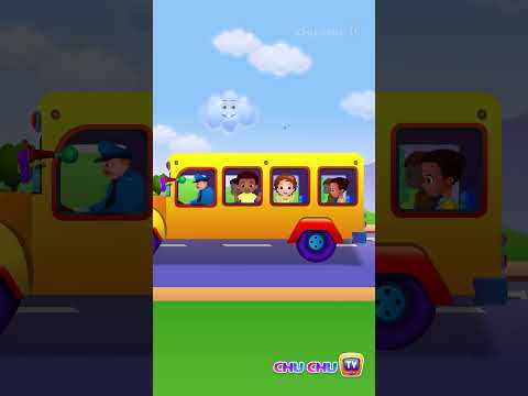 Wheels on the Bus Song #Shorts #ChuChuTV #NurseryRhymes #KidsSongs #WheelsontheBus