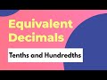 Understanding Decimals and Their Equivalents