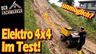 Der neue Baumax KDe 550 Elektro-Dumper im (Härte-)Test!
