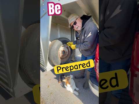Preparing For A Flat On A Trailer