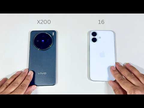 Vivo X200 vs iPhone 16 Speed Test and Camera Comparison