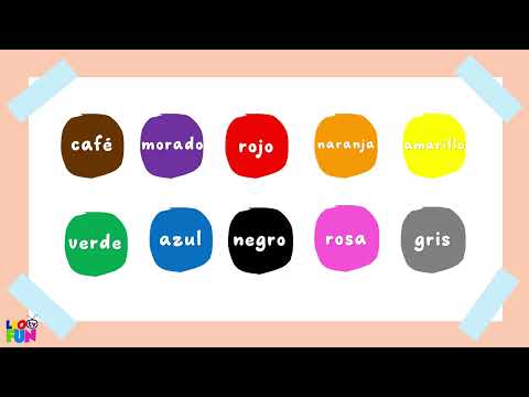 Aprende los Colores | Vídeo educativo para niños pequeños | 🟡🟢🔵🟣🟤⚫⚪