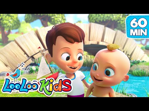 ⛵️ Row, Row, Row Your Boat & More Water Adventures - 1 Hour of Joyful Kids Songs by LooLoo Kids!