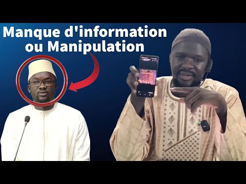 Manque D'information Ou Manipulation De Makhtar Sarr Oustaz Mouhammad Al Amine Niang H.A