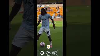 City squad arrive at Wolves for opening premier league game for 25/26 season #mancity#premierleague