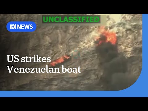 YouTube video thumbnail: Three Killed in Another US Strike on Suspected Venezuelan Drug Vessel