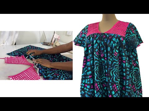 How to make a 2 steps gipsy dress | maternity-dress