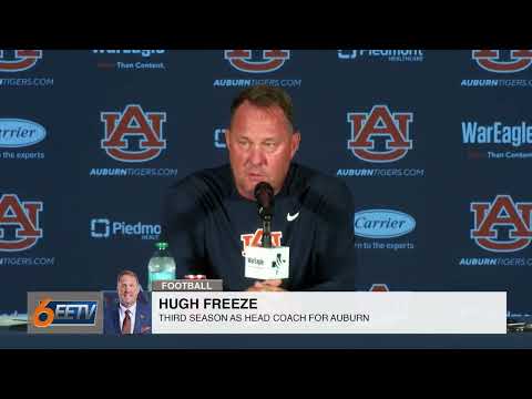 Auburn Head Coach Hugh Freeze comments ahead of Homecoming matchup against South Alabama