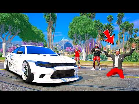 Me Roban El Hellcat SRT del Joker los Rojos Gta 5 Roleplay 😭😭