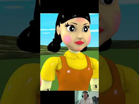 Scary Teacher 3D vs Squid Game Draw and Choose Dress the Baby Doll 5 Times Challenge #shortsvideo