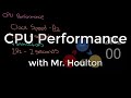 CPU Architecture and Performance Concepts
