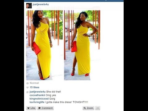 Draping Tutorial: Invisible Knot Maxi Dress (yellow)-...