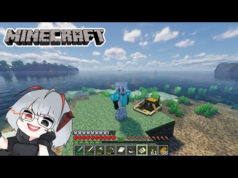 AKU MENGARUNGI LAUTAN UNTUK WOODLAND MANSION? - MINECRAFT