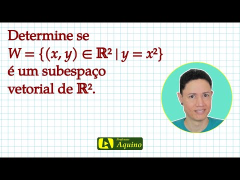 Exercício #8 - Subespaço Vetorial. | Álgebra Linear.