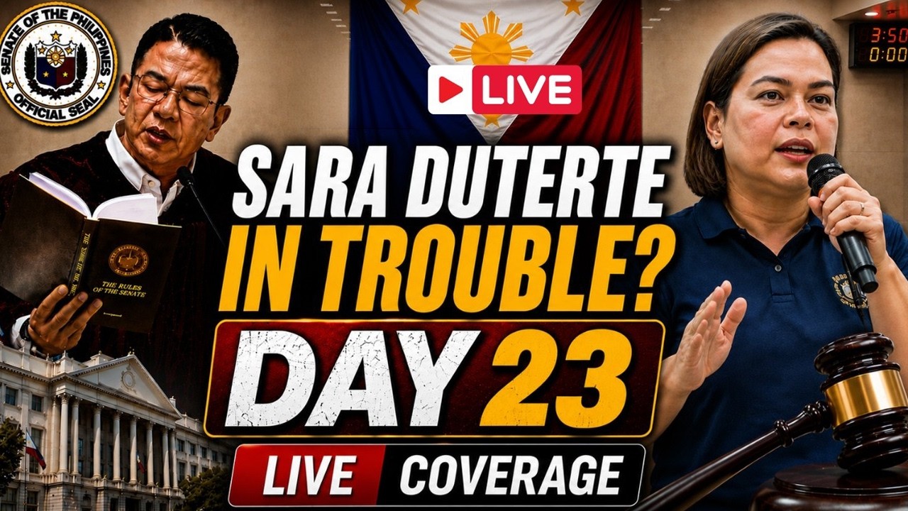 🔴 DAY 23: SARA DUTERTE IN TROUBLE? LIVE COVERAGE