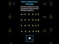 Understanding Equations with Parentheses and Operations