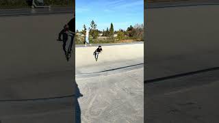￼tried  double whip on my brothers  scooter ￼