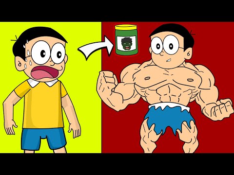 Nobita Transformed to hulk in Hindi | Doraemon Ka Naya Episode Hindi Mein | Doraemon Nobita Hindi