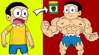 Nobita Transformed to hulk in Hindi | Doraemon Ka Naya Episode Hindi Mein | Doraemon Nobita Hindi