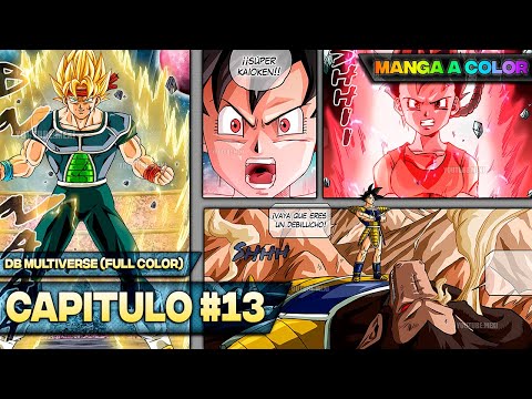 ¡Bardock SSJ vs Raditz y Videl Super Kaioken! | Dragon Ball Multiverse Capitulo 13 (Full Color)