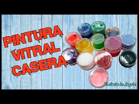 Como hace PINTURA VITRAL CASERA♻️DIY manualidades faciles