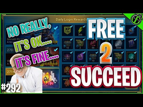 Collecting The Last TRULY Free Scared We'll Ever Get In Raid... | Free 2 Succeed - EPISODE 292