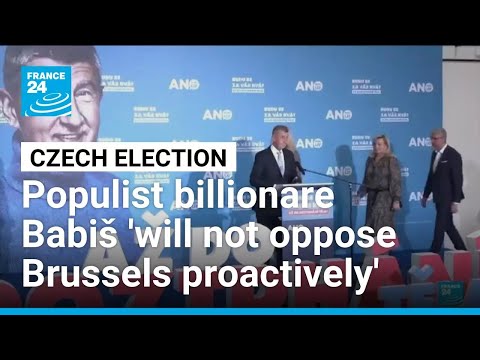 YouTube video thumbnail: Populist Billionaire Babiš 'Joined Politics for Business', Will Not Proactively Oppose Brussels