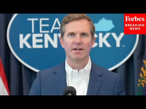 YouTube video thumbnail: Kentucky Gov. Andy Beshear Announces Recovery Programs After 2024 Tornadoes, 2022 Floods