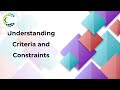 Design Criteria and Constraints