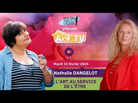 ❤️ Nathalie Dangelot, une médium qui réalise des auragrâmes et promeut l'art au service de l'être