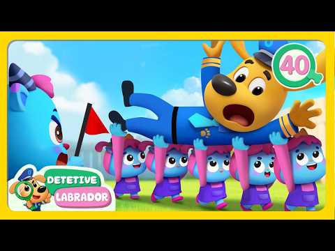 Mini Antels 🎈 Aventura na Cidade das Águas do Detetive Labrador 🔍 Desenhos Infantis