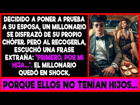 "Primero, por mi hija...". El millonario quedó en shock, porque ellos no tenían hijos...