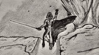 Vader's Charge: Star Wars Sketch | WOD Day 2