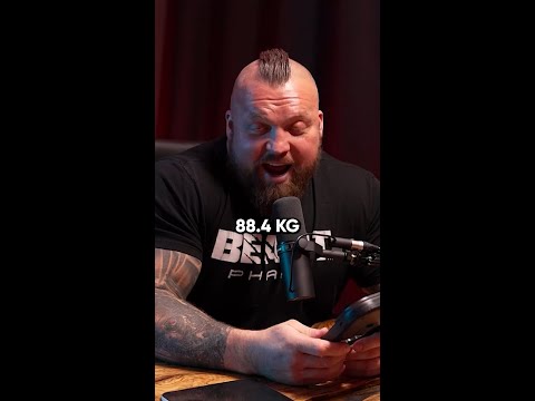 Eddie Hall beaten by INSANELY strong guest in grip test... 👀💪 #eddiehall #shorts #WSM2025