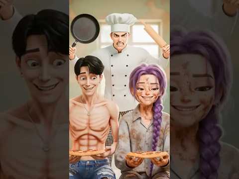 🍕 Rumi is Pizza Thief - Rumi unexpectedly becomes a Chef🧑‍🍳#kpopdemonhunters #kpop #viral #shorts