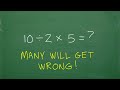 Understanding Order of Operations