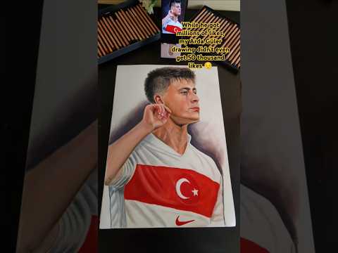 My 40 hour @a.guler. drawing 😔  #drawing #painting #ardaguler #ardagulerrealmadrid #realmadrid
