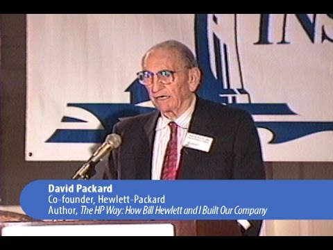 Entrepreneurship and the High Technology Revolution: Honoring David Packard