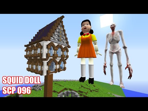 SURVIVING FROM SHIN SQUID GAME DOLL & SCP 096 ARRIVAL in Minecraft - Gameplay Coffin meme!