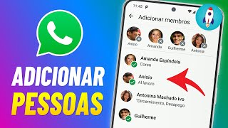 COMO ADICIONAR UMA PESSOA NO GRUPO DO WHATSAPP - 2025